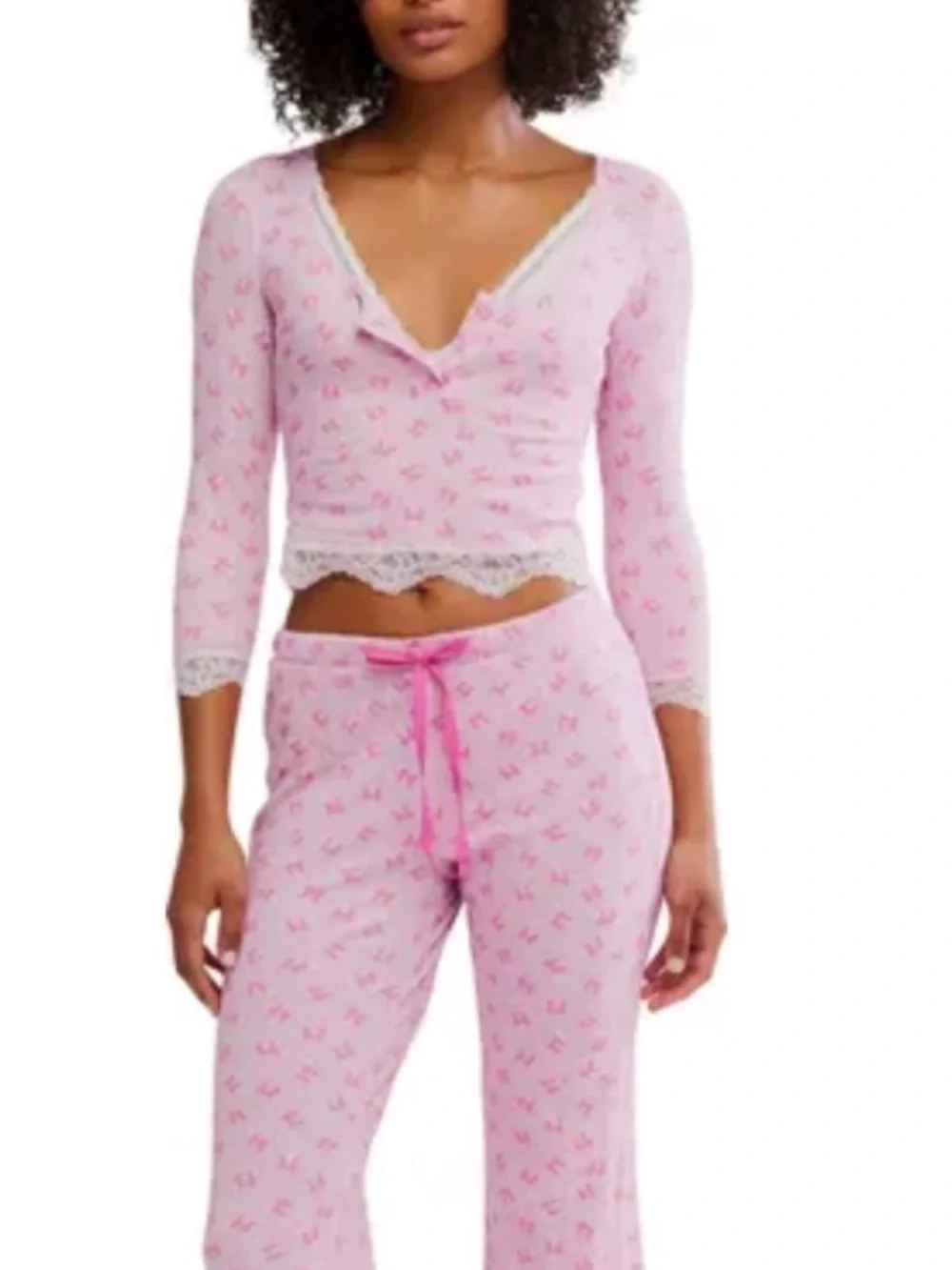 Intimately Free People Matching Pajama Set